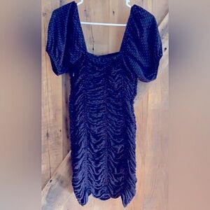 Free people, rouching , mini dress